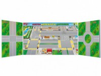 Доска магнитно-маркерная комбинированная, панорамная, трехэлементная "Азбука дорожного движения" - fgospostavki.ru - Донецк