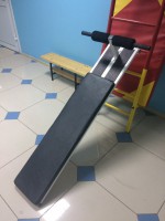 Доска для пресса навесная на шведскую стенку с двумя валиками (длина 1,5 метра) - fgospostavki.ru - Донецк