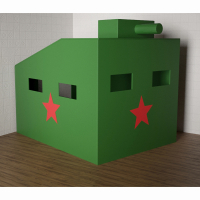 Игровой домик «Танк» - fgospostavki.ru - Донецк