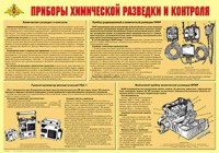 Плакат "Приборы химической разведки и контроля" - fgospostavki.ru - Донецк