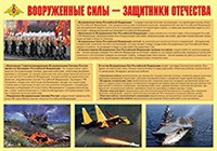 Плакат "Вооруженные Силы – защитники Отечества" - fgospostavki.ru - Донецк