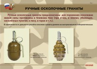 Комплект плакатов "Ручные гранаты" - fgospostavki.ru - Донецк
