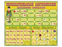 Комплект оборудования "Английский алфавит" с комплектом тематических магнитов - fgospostavki.ru - Донецк