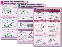 Комплект таблиц по всему курсу геометрии (100 таблиц, А1, полноцветные, ламинированные) - fgospostavki.ru - Донецк