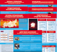 Комплект таблиц "Основы гражданской обороны (МЧС РФ)" 13 штук. - fgospostavki.ru - Донецк