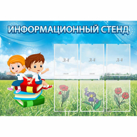 Стенд информационный с 6 карманами - fgospostavki.ru - Донецк