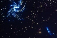 Напольный фибероптический ковер Звездное небо 1,45х1м 75 звезд в комплекте со светогенератором - fgospostavki.ru - Донецк