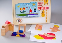 Игровой набор Фребеля "Конструктор деревянный без соединений-2" (Серия "Эксперимент") - fgospostavki.ru - Донецк