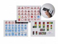 Базовый комплект светового оборудования "Дорожные знаки. Светофоры" с сенсорным беспроводным пультом дистанционного управления - fgospostavki.ru - Донецк