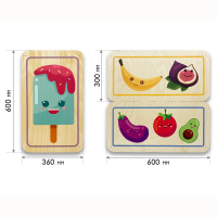 Набор стеновых панелей «Милая еда - Радуга вкуса» - fgospostavki.ru - Донецк