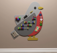 Бизиборд «Перелетный снегирь» - fgospostavki.ru - Донецк