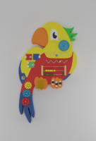 Бизиборд «Разноцветный попугай» - fgospostavki.ru - Донецк