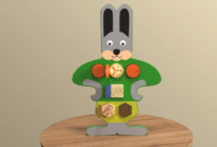 Бизиборд «Серый заинька» - fgospostavki.ru - Донецк