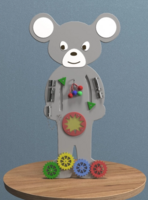 Бизиборд «Серая мышка» - fgospostavki.ru - Донецк