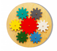 Бизиборд «Цветные шестеренки» - fgospostavki.ru - Донецк