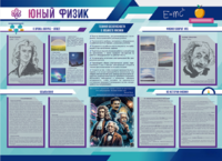 Стенд-уголок "Юный физик" - fgospostavki.ru - Донецк