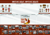 Стенд-уголок "Никто не забыт, ничто не забыто" - fgospostavki.ru - Донецк
