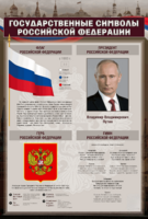 Стенд "Государственные символы Российской Федерации" - fgospostavki.ru - Донецк