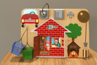 Настенная панель «Загородный домик» - fgospostavki.ru - Донецк