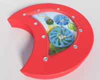 Настенный игровой модуль в виде части гусеницы с весами - fgospostavki.ru - Донецк