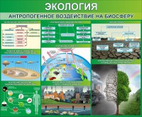Стенд "Экология. Антропогенное воздействие на биосферу" - fgospostavki.ru - Донецк