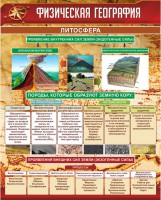 Стенд "Физическая география. Литосфера" Вариант 1 - fgospostavki.ru - Донецк