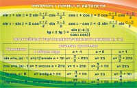 Стенд "Формулы суммы и разности" - fgospostavki.ru - Донецк
