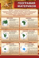 Стенд "География материков" - fgospostavki.ru - Донецк