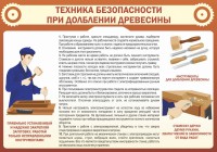 Стенд "Техника безопасности при долблении древесины" - fgospostavki.ru - Донецк