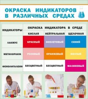 Стенд "Окраска индикаторов в различных средах" - fgospostavki.ru - Донецк
