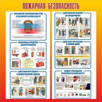 Стенд "Пожарная безопасность" Вариант 4 - fgospostavki.ru - Донецк