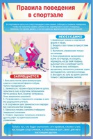 Стенд "Правила поведения в спортзале №1" - fgospostavki.ru - Донецк