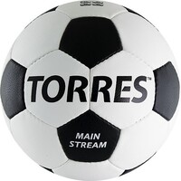 Мяч футбольный TORRES Main Stream (размер 4, синтетическая кожа, тренировочный) - fgospostavki.ru - Донецк