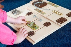 Тактильно-развивающая панель “Замочки” - fgospostavki.ru - Донецк