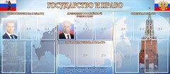 Стенд "Государство и право" - fgospostavki.ru - Донецк