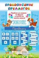 Стенд "Правописание предлогов" - fgospostavki.ru - Донецк