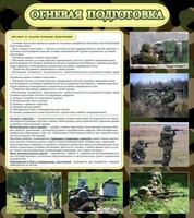 Стенд "Огневая подготовка" Вариант 2 - fgospostavki.ru - Донецк