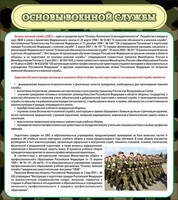 Стенд "Основы военной службы" - fgospostavki.ru - Донецк