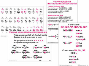 Опорные таблицы по русскому языку 1 класс - fgospostavki.ru - Донецк