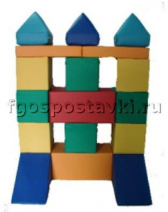 Мягкий модуль-конструктор "Башня" (17 элементов) - fgospostavki.ru - Донецк