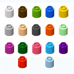  Элемент конструктора одиночный одноцветный Color Blocks 100 штук - fgospostavki.ru - Донецк