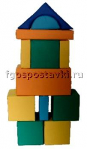 Мягкий модуль-конструктор "Городок" (12 элементов) - fgospostavki.ru - Донецк