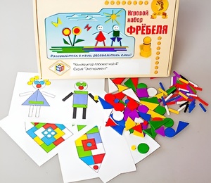 Игровой набор Фребеля "Конструктор плоскостной-4" (Серия "Эксперимент") - fgospostavki.ru - Донецк