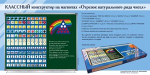 Отрезок натурального ряда чисел. Классный конструктор на магнитах - fgospostavki.ru - Донецк