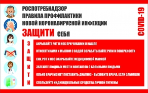 Плакат "Правила профилактики коронавируса" - fgospostavki.ru - Донецк