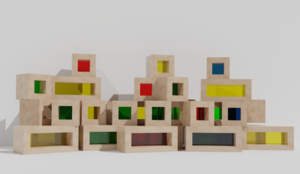 Детский развивающий набор из разноцветных элементов - fgospostavki.ru - Донецк