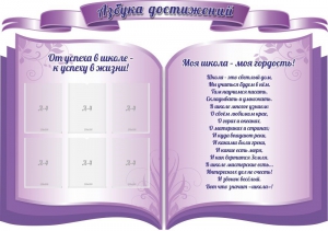 Стенд "Азбука достижений" (резной стенд из 3-х частей) - fgospostavki.ru - Донецк