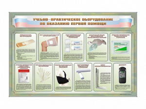 Стенды "Учебно-практическое оборудование по оказанию первой помощи" - fgospostavki.ru - Донецк