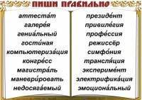 Комплект таблиц "Словарные слова" - fgospostavki.ru - Донецк