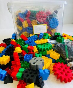 Конструктор Шестеренки (STEM Junior) 300 деталей  - fgospostavki.ru - Донецк